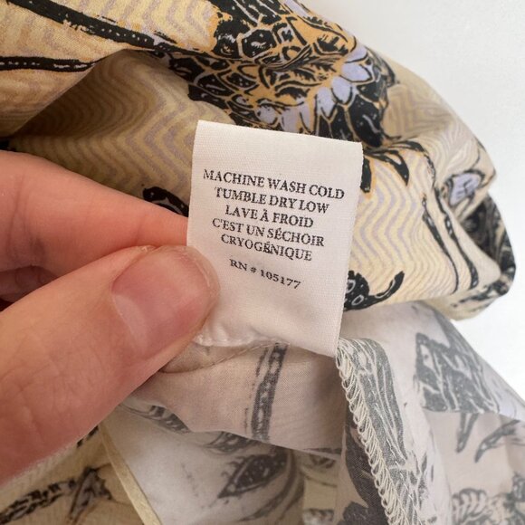 NEW Ulla Johnson Ianna Skirt Lemonbalm Size 12 Floral 100% Cotton Midi SS22 - Picture 10 of 14